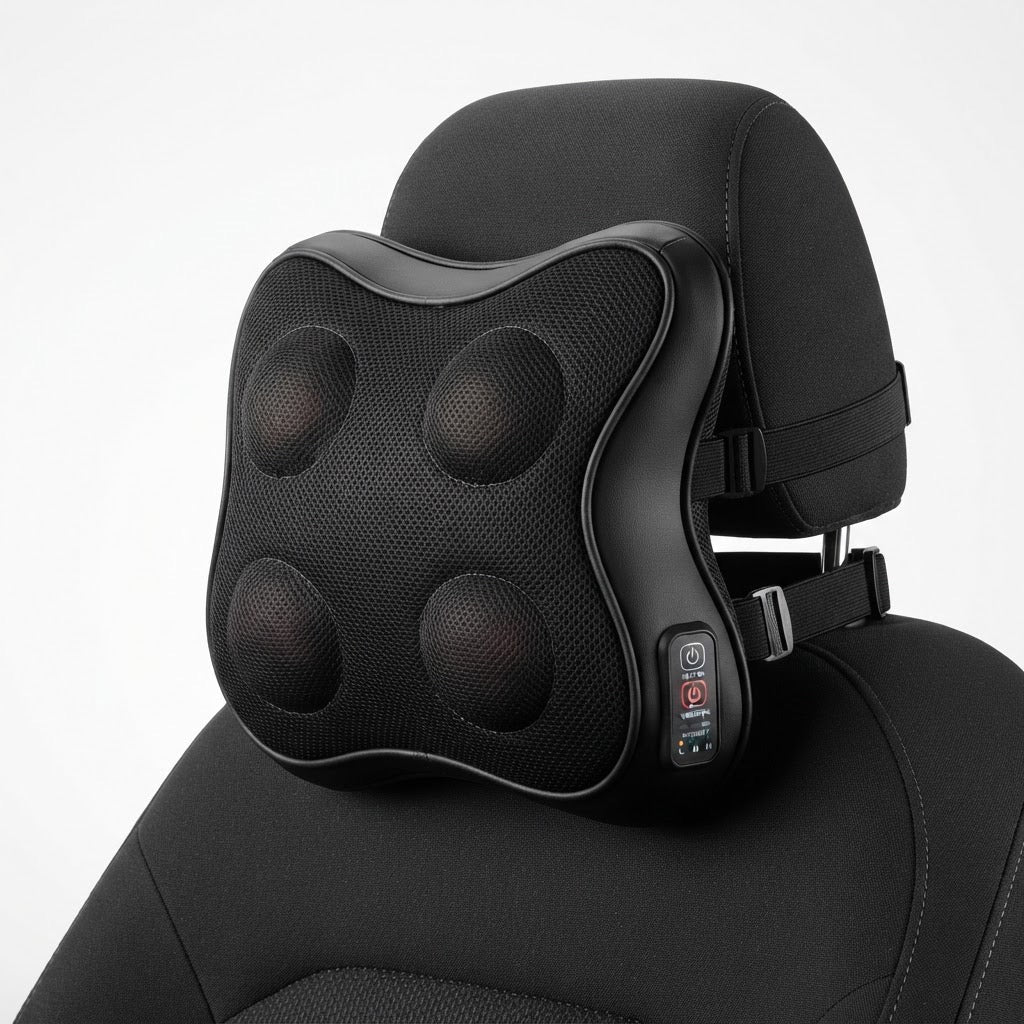 Heated Car Headrest Massager