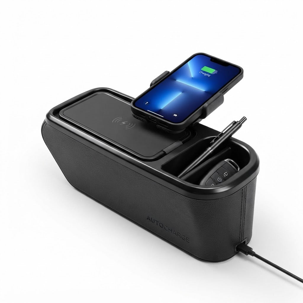 Car Seat Gap Filler with Wireless Charger